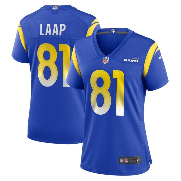 JJ Laap Los Angeles Rams Women's Game Jersey - Royal