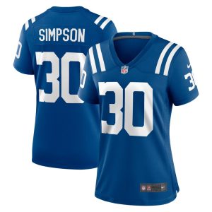 Jaylin Simpson Indianapolis Colts Women's Game Jersey - Royal