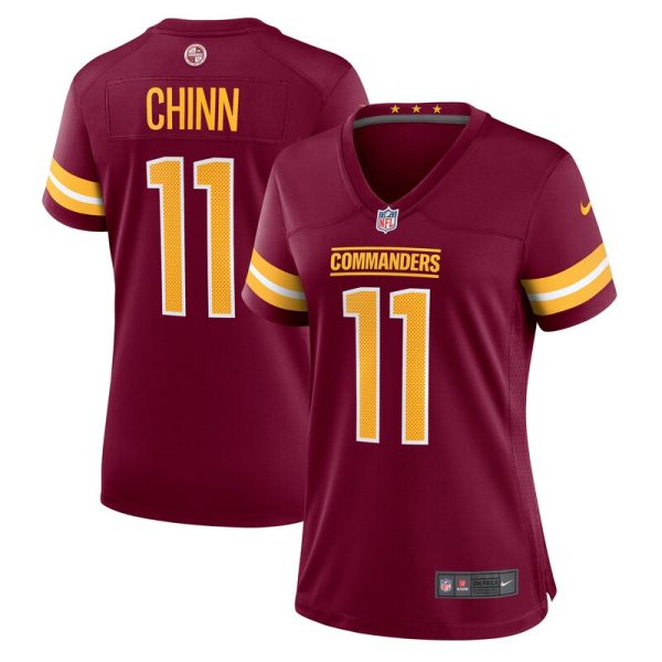 Jeremy Chinn Washington Commanders Women's Game Jersey - Burgundy