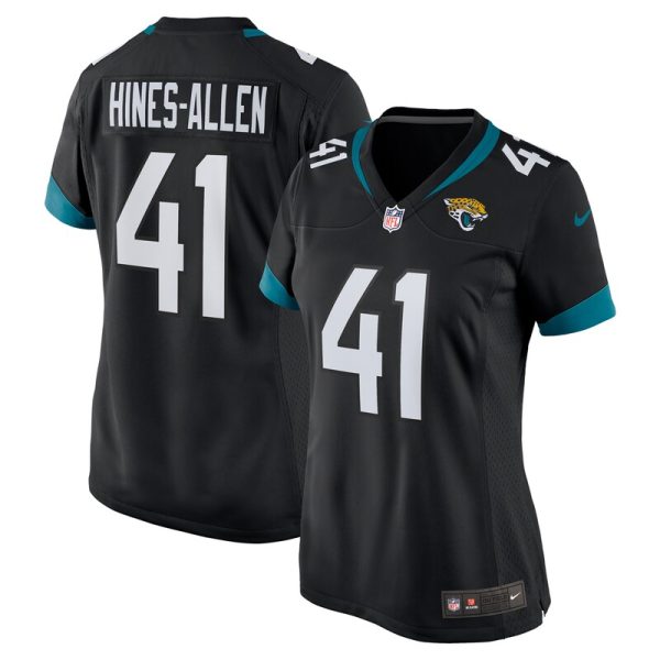 Josh Hines-Allen Jacksonville Jaguars Women's Alternate Player Game Jersey - Black