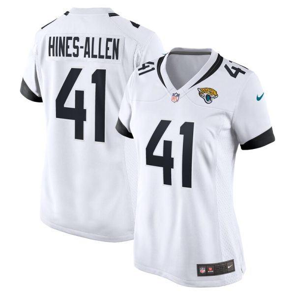 Josh Hines-Allen Jacksonville Jaguars Women's Player Game Jersey - White