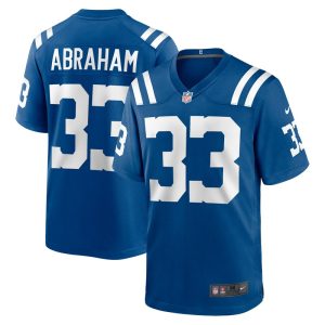 Micah Abraham Indianapolis Colts Game Jersey - Royal