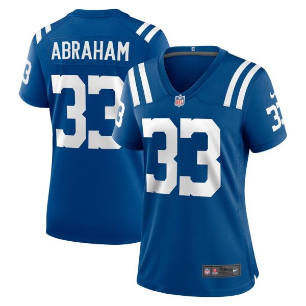 Micah Abraham Indianapolis Colts Women's Game Jersey - Royal