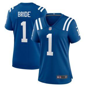 Number 1 Bride Indianapolis Colts Women's Game Jersey - Royal