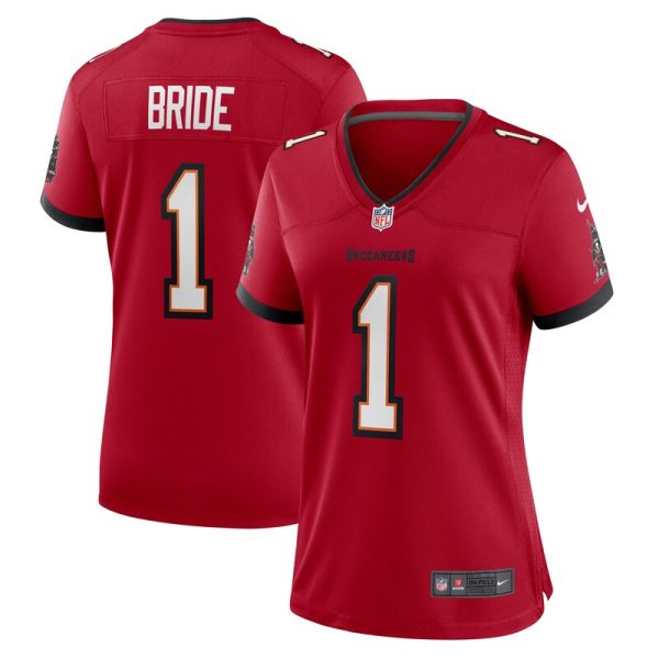 Number 1 Bride Tampa Bay Buccaneers Women's Game Jersey - Red