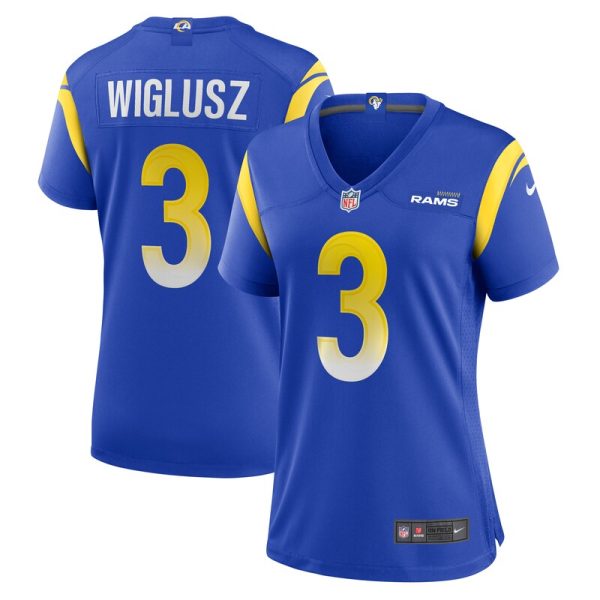 Sam Wiglusz Los Angeles Rams Women's Game Jersey - Royal