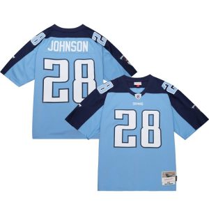 Chris Johnson Tennessee Titans Mitchell & Ness Legacy Replica Jersey - Light Blue