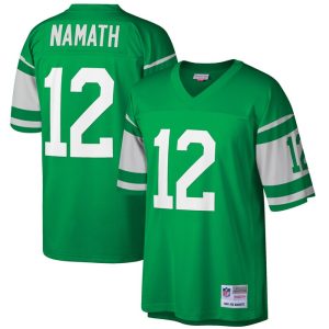 Joe Namath New York Jets Mitchell & Ness 1968 Retired Player Replica Jersey - Green