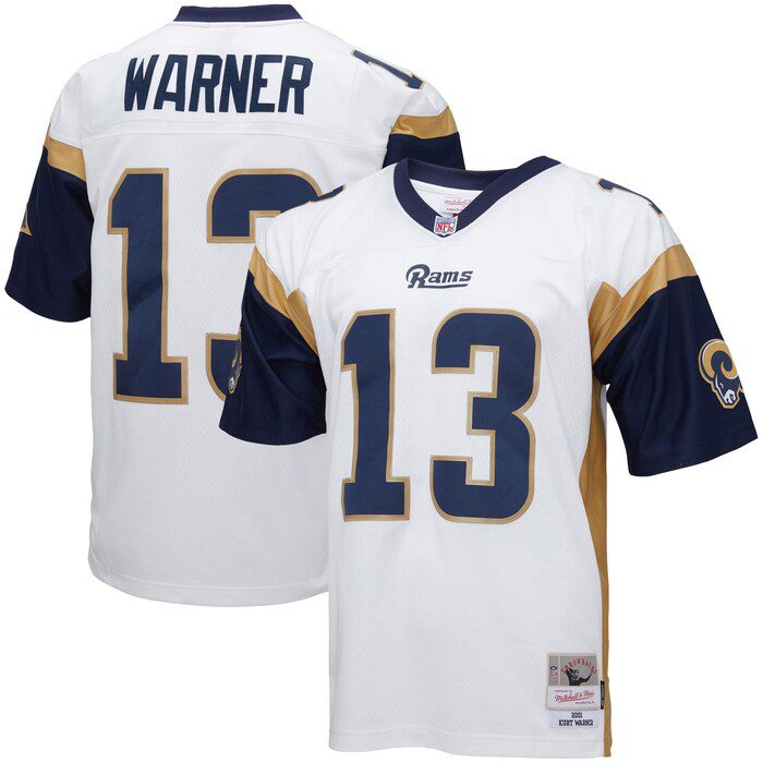 Kurt Warner Los Angeles Rams Mitchell & Ness 2001 Retired Player Replica Jersey - White