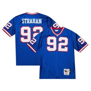 Michael Strahan New York Giants 1993 Mitchell & Ness Throwback Retired Player Jersey - Royal