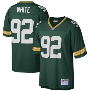 Reggie White Green Bay Packers Mitchell & Ness 1996 Retired Player Replica Jersey - Green
