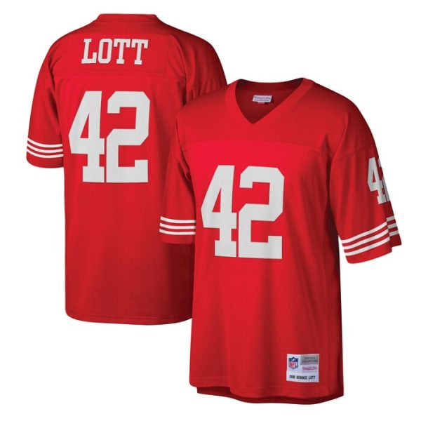 Ronnie Lott San Francisco 49ers Mitchell & Ness Legacy Replica Jersey - Scarlet