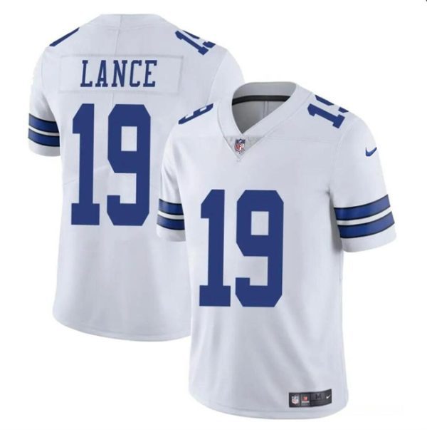 Youth Dallas Cowboys #19 Trey Lance White Vapor Untouchable Limited Football Stitched Jersey