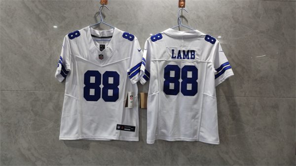 Youth Dallas Cowboys #88 CeeDee Lamb White 2023 F.U.S.E. Limited Football Stitched Jersey