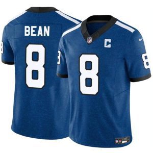 Youth Indianapolis Colts #8 Jason Bean Blue 2024 F.U.S.E. Throwback Vapor Untouchable Limited Football Stitched Jersey