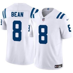 Youth Indianapolis Colts #8 Jason Bean White 2024 F.U.S.E. Vapor Limited Football Stitched Jersey