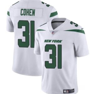 Youth New York Jets #31 Tarik Cohen White Vapor Untouchable Limited Football Stitched Jersey