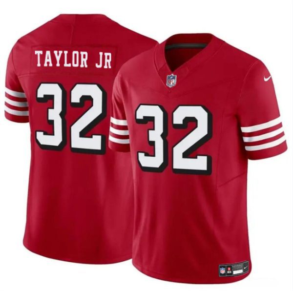 Youth San Francisco 49ers #32 Patrick Taylor Jr New Red 2024 F.U.S.E. Vapor Untouchable Limited Football Stitched Jersey