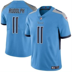 Youth Tennessee Titans #11 Mason Rudolph Blue Vapor Limited Football Stitched Jersey