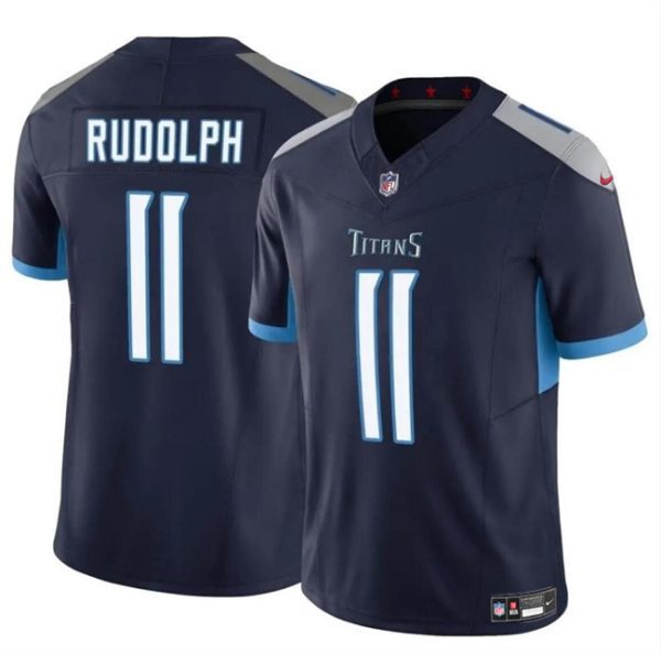 Youth Tennessee Titans #11 Mason Rudolph Navy 2024 F.U.S.E. Vapor Limited Football Stitched Jersey