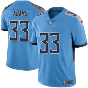 Youth Tennessee Titans #33 Jamel Adams Blue Vapor Limited Football Stitched Jersey