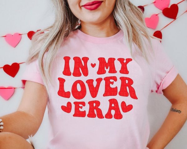 In My Lover Era Sweatshirt Valentines Day Sweatshirt Lover Era Heart Cute Crewneck Galentine's Day Gift For Bestie BFF Gifts For Her VLT1017