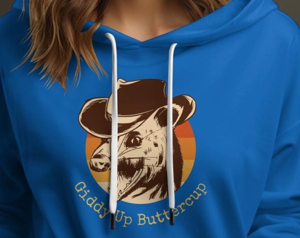 Opossum Giddy Up Buttercup Unisex Hoodie UH1123