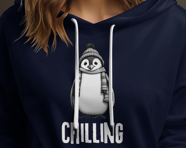 Penguin Chilling Unisex Hoodie UH1005