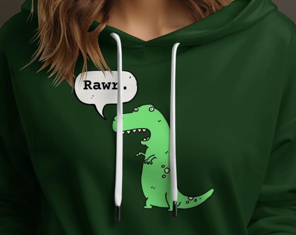 T-Rex Saying Rawr Unisex Hoodie UH1124