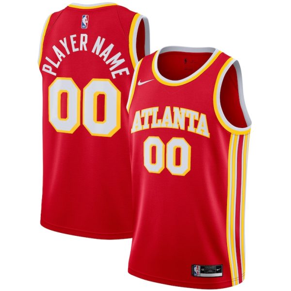 Atlanta Hawks 2020/21 Swingman Custom Jersey - Icon Edition - Red