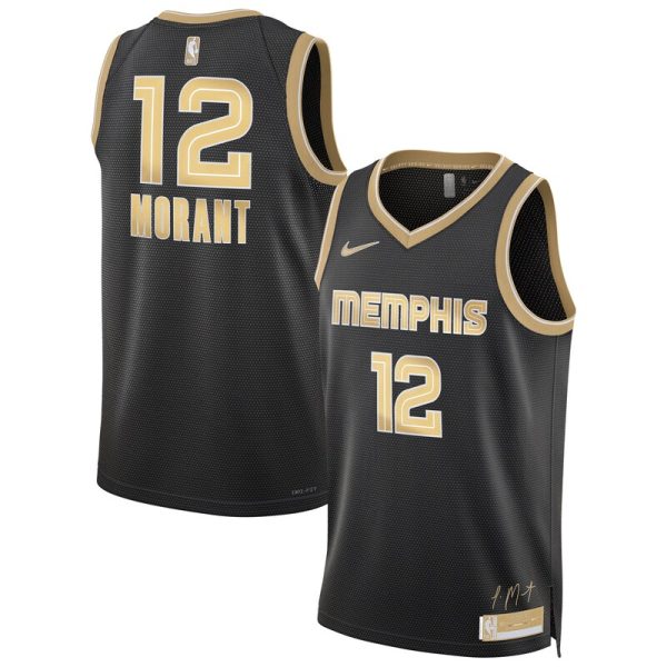 Ja Morant Memphis Grizzlies Unisex  Select Series Swingman Jersey - Black