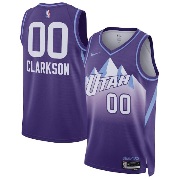 Jordan Clarkson Utah Jazz Unisex 2024/25 Swingman Player Jersey - City Edition - Purple