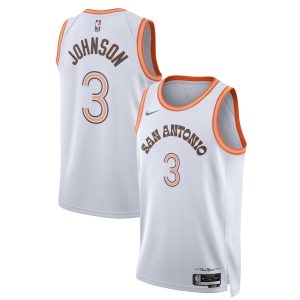 Keldon Johnson San Antonio Spurs Unisex 2023/24 Swingman Jersey - White - City Edition