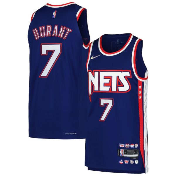 Kevin Durant Brooklyn Nets  Player Jersey - City Edition - Blue