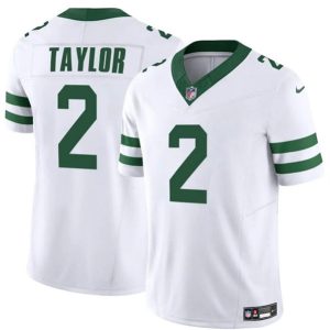 New York Jets #2 Tyrod Taylor White 2024 F.U.S.E. Vapor Untouchable Limited Football Stitched Jersey