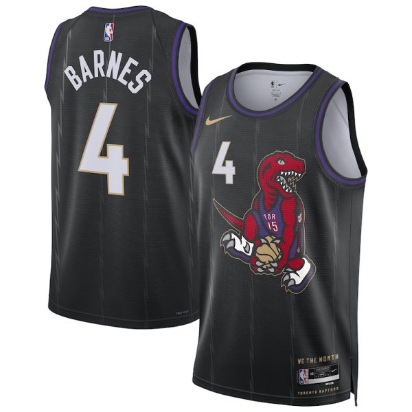 Scottie Barnes Toronto Raptors Unisex 2024/25 Swingman Player Jersey - City Edition - Black