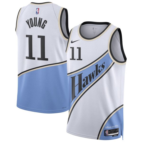 Trae Young Atlanta Hawks Unisex 2024/25 Swingman Player Jersey - City Edition - White