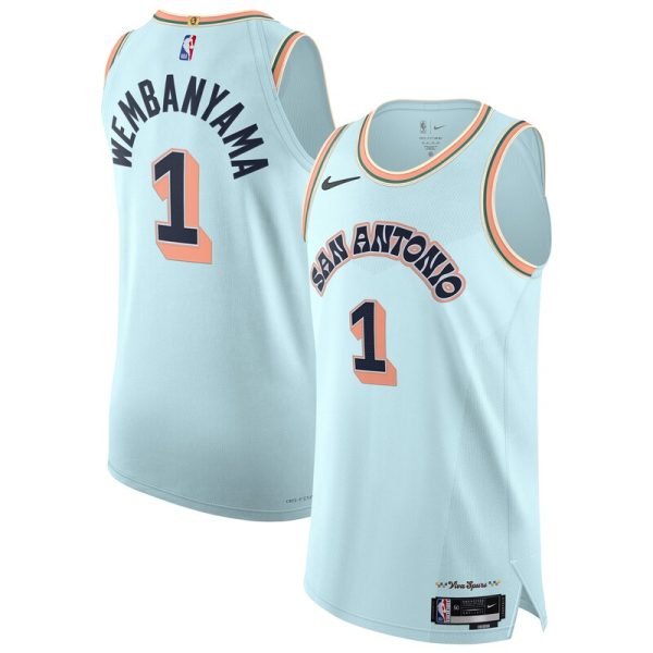 Victor Wembanyama San Antonio Spurs 2024/25  Player Jersey - City Edition - Light Blue