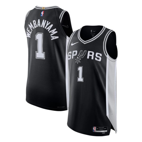 Victor Wembanyama San Antonio Spurs  Jersey - Icon Edition - Black