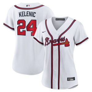 Jarred Kelenic Atlanta Braves Women's Home Replica Jersey - White