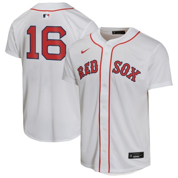 Jarren Duran Boston Red Sox Youth Home Player Game Jersey - White