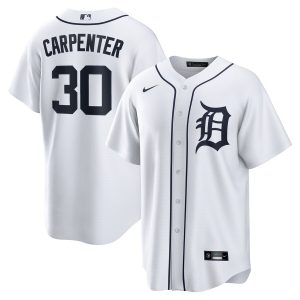 Kerry Carpenter Detroit Tigers Home Replica Jersey - White