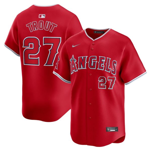 Mike Trout Los Angeles Angels Alternate Limited Player Jersey - Red