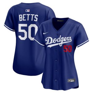 Mookie Betts Los Angeles Dodgers Women's Alternate Limited Player Jersey - Royal