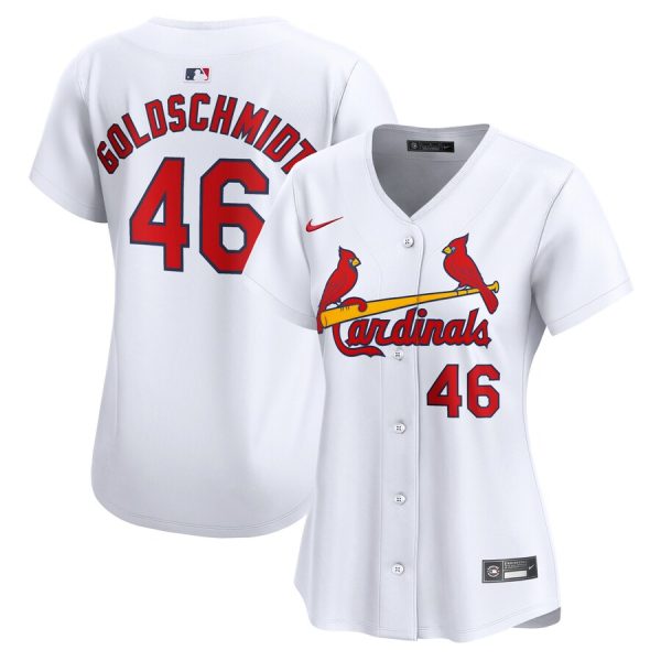 Paul Goldschmidt St. Louis Cardinals Women's Home Limited Player Jersey - White