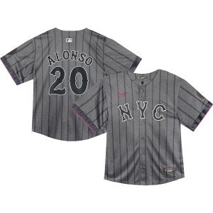 Pete Alonso New York Mets Infant 2024 City Connect Limited Player Jersey - Graphite
