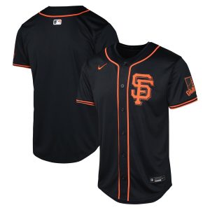 San Francisco Giants Youth Alternate Limited Jersey - Black