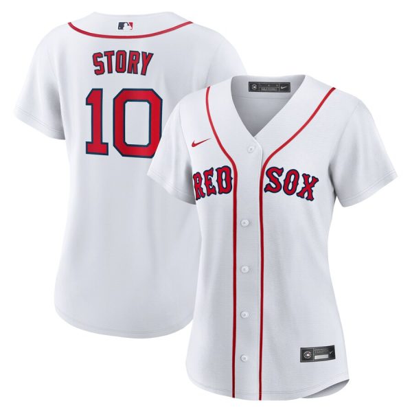 Trevor Story Boston Red Sox Women's Home Replica Jersey - White