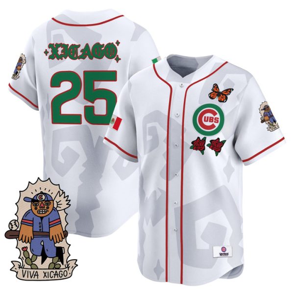 2025 Chicago Cubs Mexican Heritage Vapor Premier Limited Jersey - White Xicago