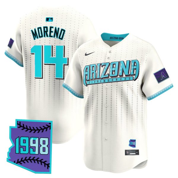 Arizona Diamondbacks 2025 City Connect Vapor Premier Limited Jersey - Cream Gabriel Moreno